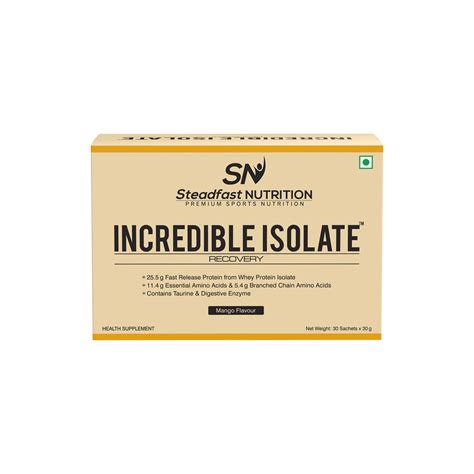 Incredible Isolate - 25g Whey Protein isolate | Low Carb & Fast ...