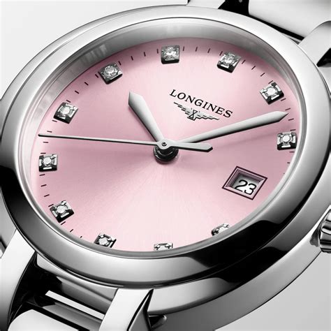 Longines Women Pink Stainless Steel Watch L81224996 – Just In Time