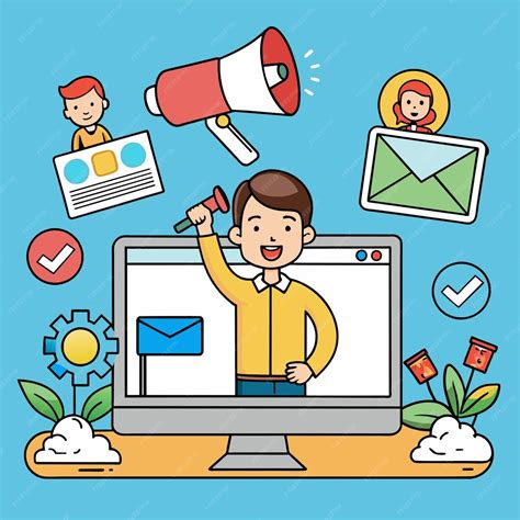 Cartoon People Using Internet an Computer 的图像结果