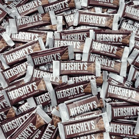 Hersheys Milk Chocolate Snack Size Candy Bar – Bulk Party Pack – 50 Individually Wrapped Pieces ...