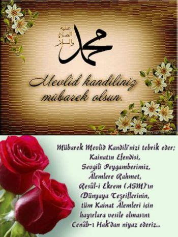 Mübarek Gün ve Geceler - Kutlu Doğum ve Mevlid Kandili