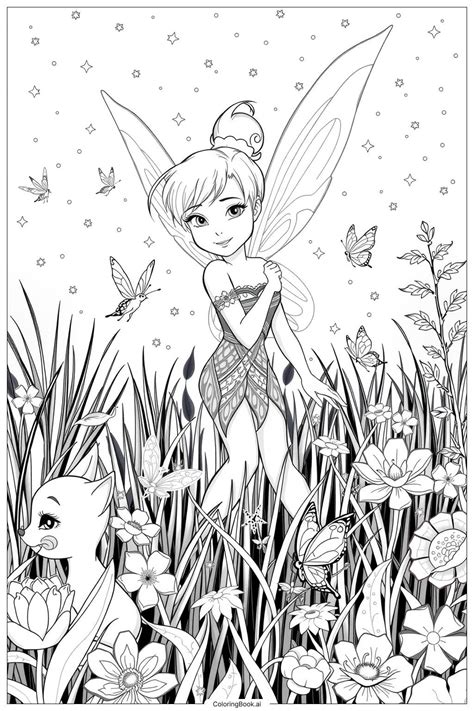 Colouring Pages Of Tinkerbell - Jenny Printable