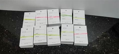 Sampurn Innovation Paper Price Tag 3.2X5 Cm 1000 Labels Pcs With String ...