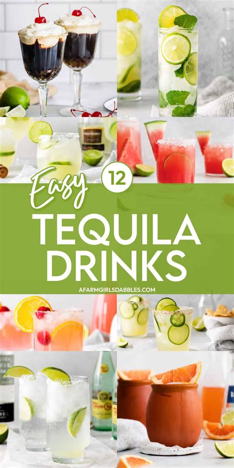 12 Easy Tequila Drinks You MUST Try! | Tequila drinks, Tequila drinks ...