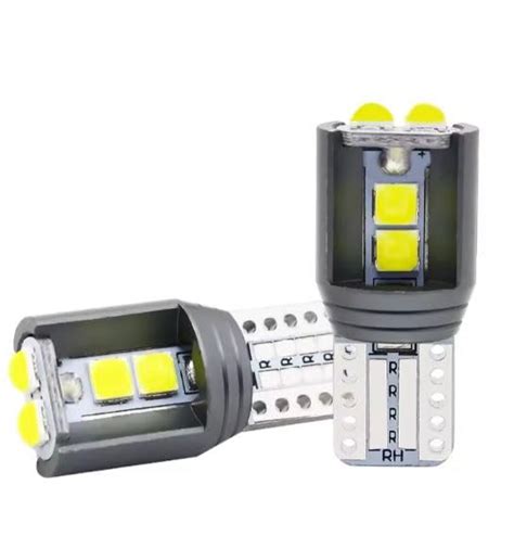 CLOUDSALE T10 led W5W 12v 194 t10 led 3030 6SMD White Canbus Interior ...