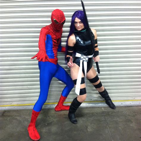 Spider-Man and Psylocke by fireemblemspider on DeviantArt