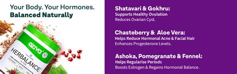 Buy Oziva Plant Based Herbalance Powder for PCOS, 75 gm (15x5gm Sachet ...