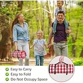 Plaid Picnic Blanket - Soft Lightweight and Portable Outdoor Mats for ...