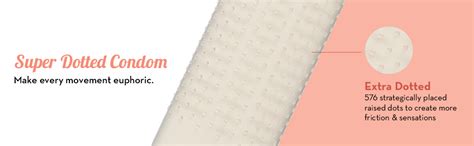 Buy Plush LoveGlove Extra Super Dotted Condoms For Men, Unflavoured ...