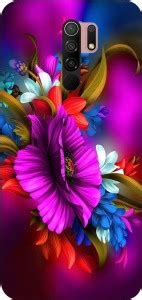Everything. Back Cover for Redmi 9 Prime ( Colorfull Flower Design ...