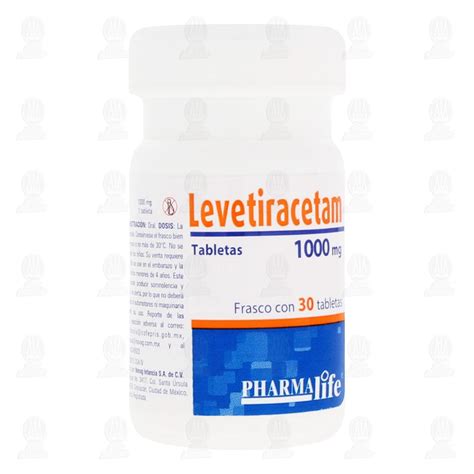 Levetiracetam 1000 mg, 30 Tabletas Pharmalife.