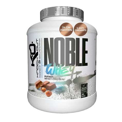 Knockout by Absolute Nutrition, Noble Whey Protein 2Kg (Choco Hazelnut ...