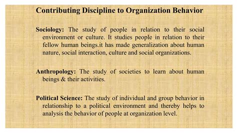 Introduction to organisational behaviour and meaning of the organisation, the function of ...