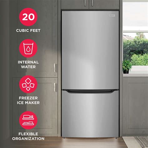 Customer Reviews: Frigidaire 20.3 Cu. Ft. Bottom Freezer Standard Depth ...