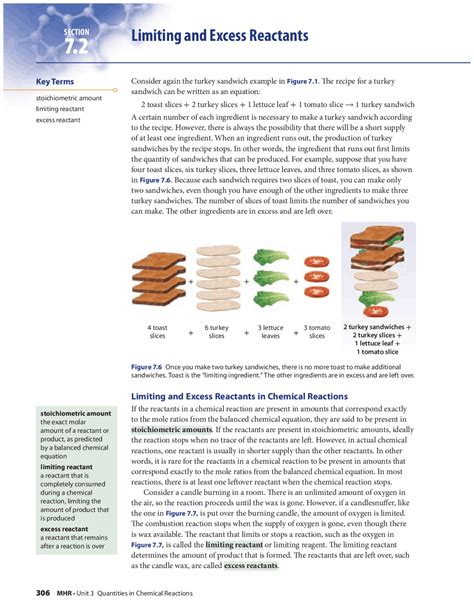 Limiting and Excess Reactants | Lecture notes Stoichiometry | Docsity