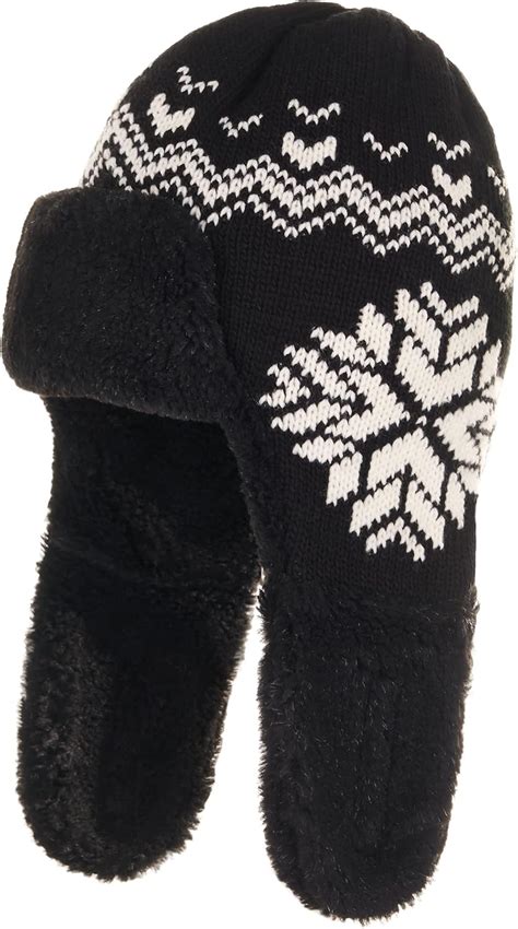 Buy Team Snowflake Winter Trapper Hat for Men - Fun Ushanka Hat with ...