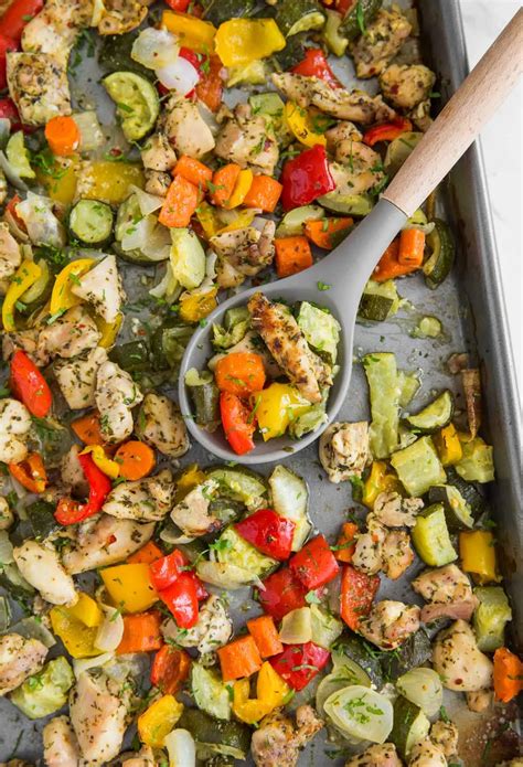 One Pan Baked Chicken and Veggies → Hungryrecipe