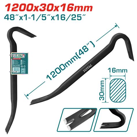 Total 1200x30x16mm Wrecking bar – THT431482