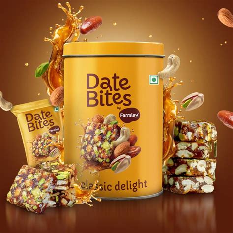 Farmley Date Bites | Indian Sweets | Dry Fruits Barfi | No Added Sugar ...