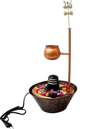 StatueStudio Lord Shiva Shivling with Water Fountain Shiva Lingam Idol ...