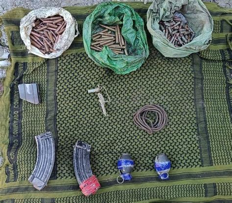 Huge cache of ammunition seized as security forces bust terrorist ...