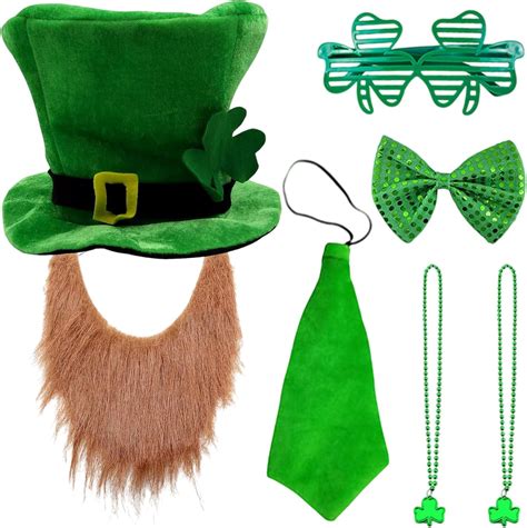 Maryparty St. Patrick Costume Set St.Patrick's Day's Leprechaun Green ...