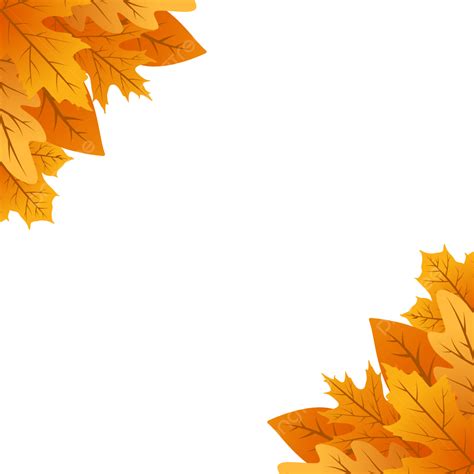 Autumn Leaf Border Or Frame In The Corner Vector, Frames, Autumn Leaves ...