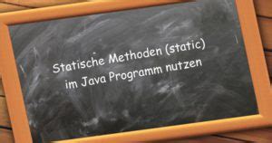 Image result for Statische Methoden Java