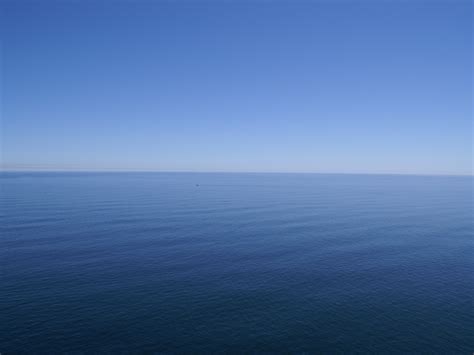 Download wallpaper sea, the sky, minimalism, horizon, section nature in ...
