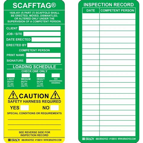 Lockout Tagout Products - Scaffolding Safety Tags Manufacturer from Mumbai