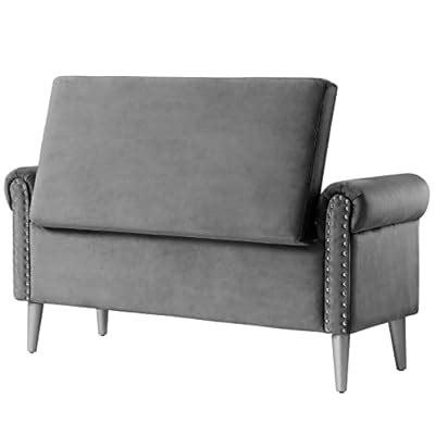 Buy Doublewin 47-inch Long Storage Bench Bedroom End of Bed Storage ...