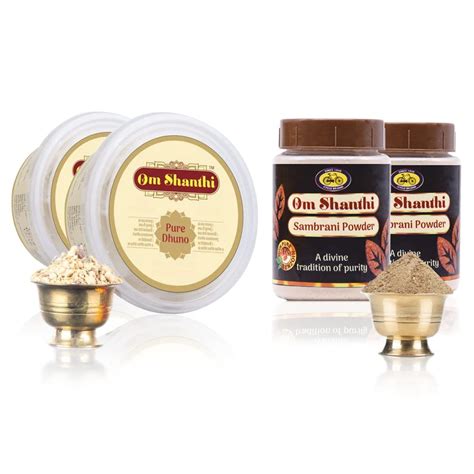 Om Shanthi POOJA MADE PURE Cycle Pure Sambrani Powder Original & Pure ...