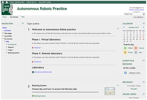 Virtual and Remote Robotic Laboratory Using EJS, MATLAB and LabVIEW