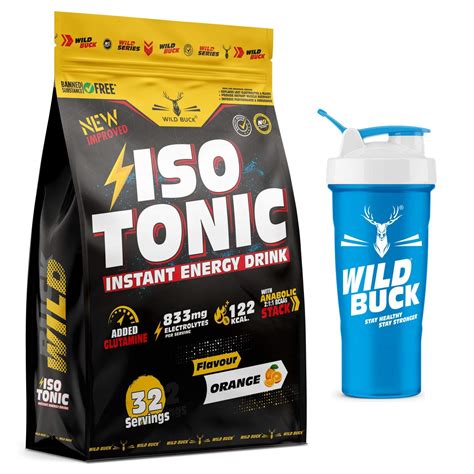 Wild Buck Isotonic Instant Energy Drink,Extended Workout Electrolyte ...