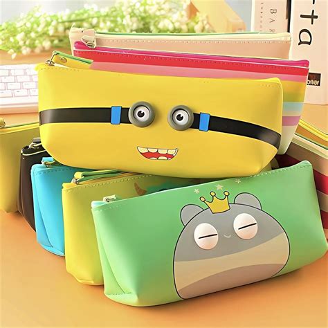 Return Gift for Kids Birthday Party - Silicon Pencil Pouch - Assorted ...