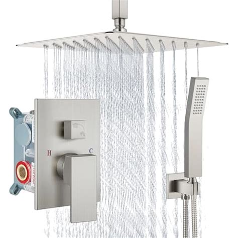 Aolemi Ceiling Mount Shower System Rain Shower Head India | Ubuy