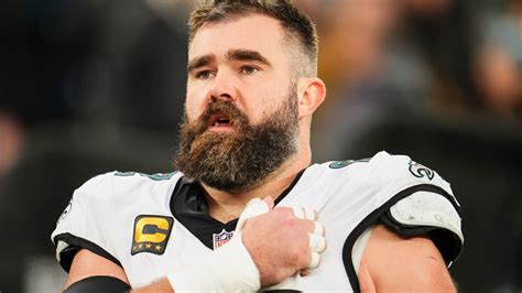 Former Philadelphia Eagles star Jason Kelce looks completely different in new career to once ...
