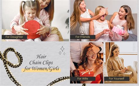 CHIROGRAPHY Rhinestone Hair Chains
