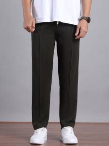 MACK JONNEY Solid Men Olive Track Pants - Buy MACK JONNEY Solid Men ...