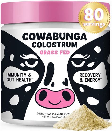 Amazon.com: SonoHealth Cowabunga Colostrum - Premium, Pure & Unaltered Colostrum Powder ...