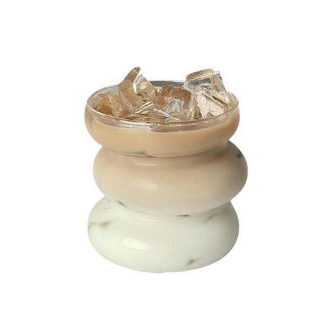 Three Layered Glass - SET OF 6 – Smokey Cocktail