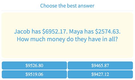 Image result for Money Math Problems Free
