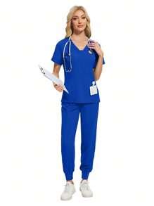 Nurse Uniforms Woman Hospital Doctor Nursing Pants Sets Pet Clinic ...