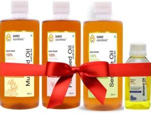 SHREE AASHIRWAD Cold Pressed Kachi Ghani Pure And Natural Organic Oils ...