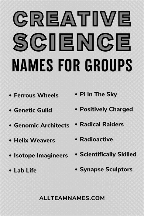 Science Game Name Ideas at Lynda Higgins blog