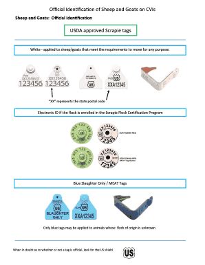 Fillable Online agriculture ny Official Identification of Sheep and ...