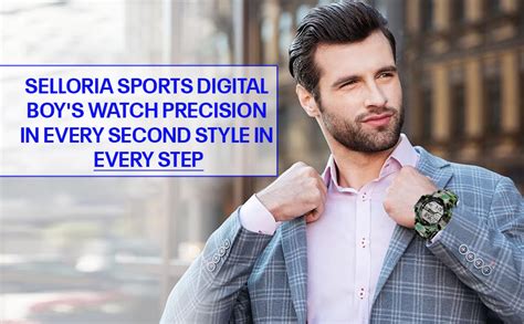 SELLORIA Silicone Unisex Sports Digital Boy'S Watch (Green Dial Green ...