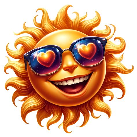 Sunglasses Sun Clipart: 12 JPG Bundle, Commercial Use (digital Download ...