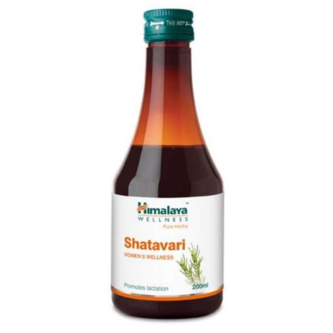 Himalaya 100% Natural Wellness Shatavari Women's Wellness (200 ML Syrup ...