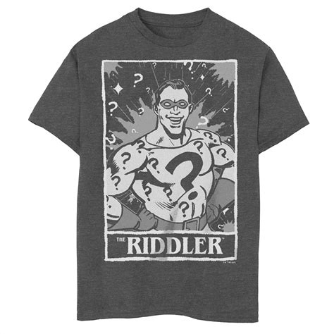 Boys 6-20 Batman The Riddler Tarot Card Graphic Tee